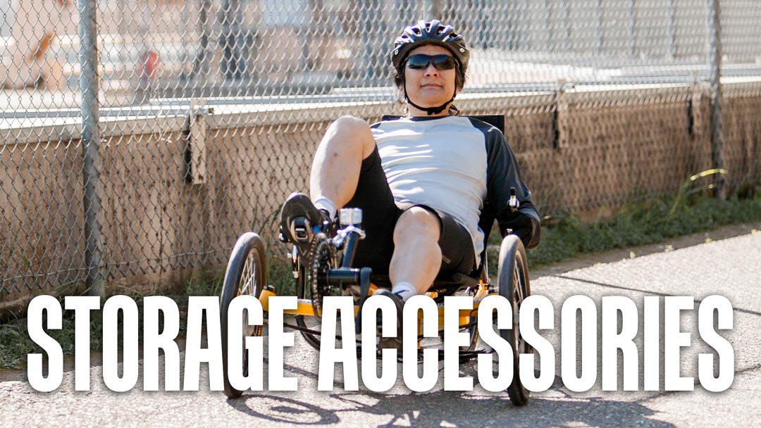 Storage Accessories for Recumbent Trikes