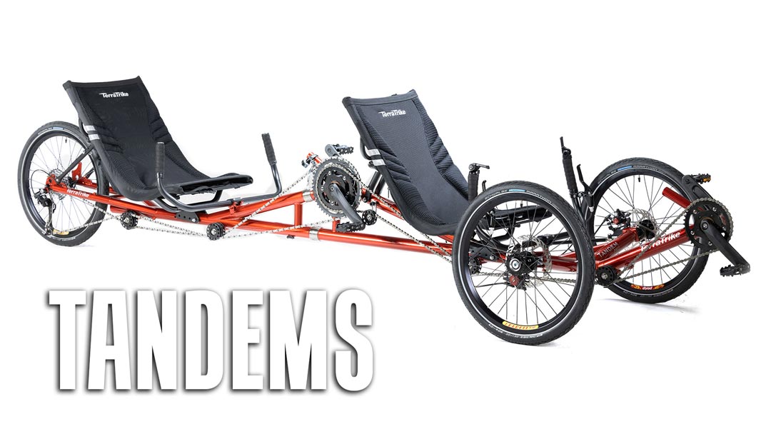 Tandem Recumbent Trikes