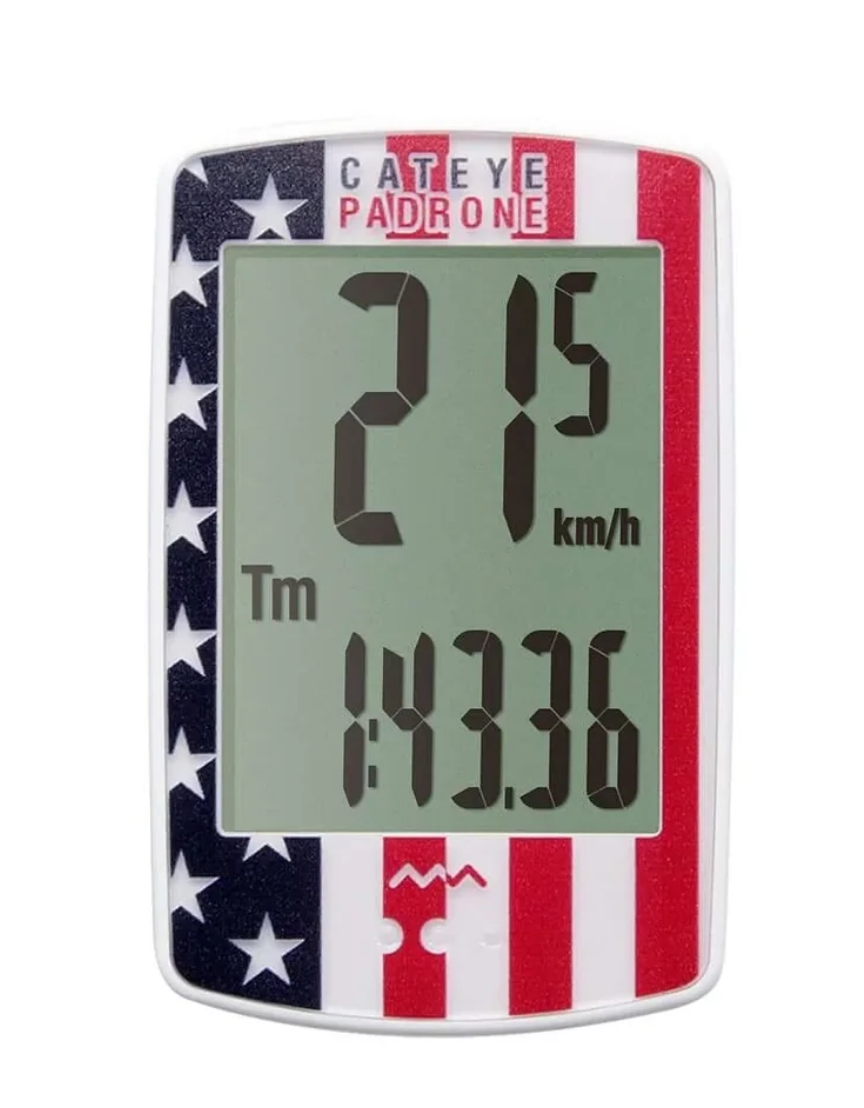 Cateye Padrone Speedometer with Back Light Black