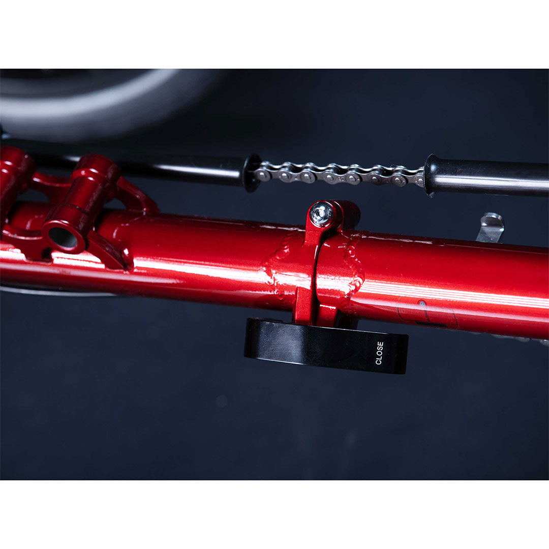 TerraTrike Traveler close up of trike frame
