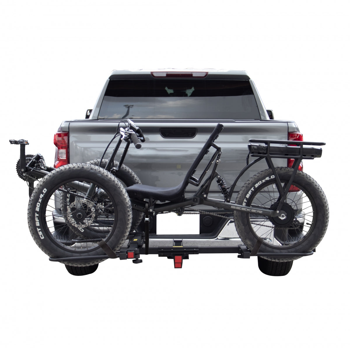 Sunlite HRT-100 trike rack folding tray detail