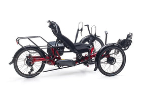 AZUB TRIcon 20 recumbent trike, rear three-quarter studio view