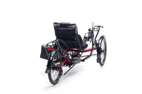 AZUB TRIcon 20 oversized aluminum frame, rear fork and drivetrain detail