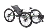 TerraTrike All Terrain e+ three-quarter view in Graphite Grey