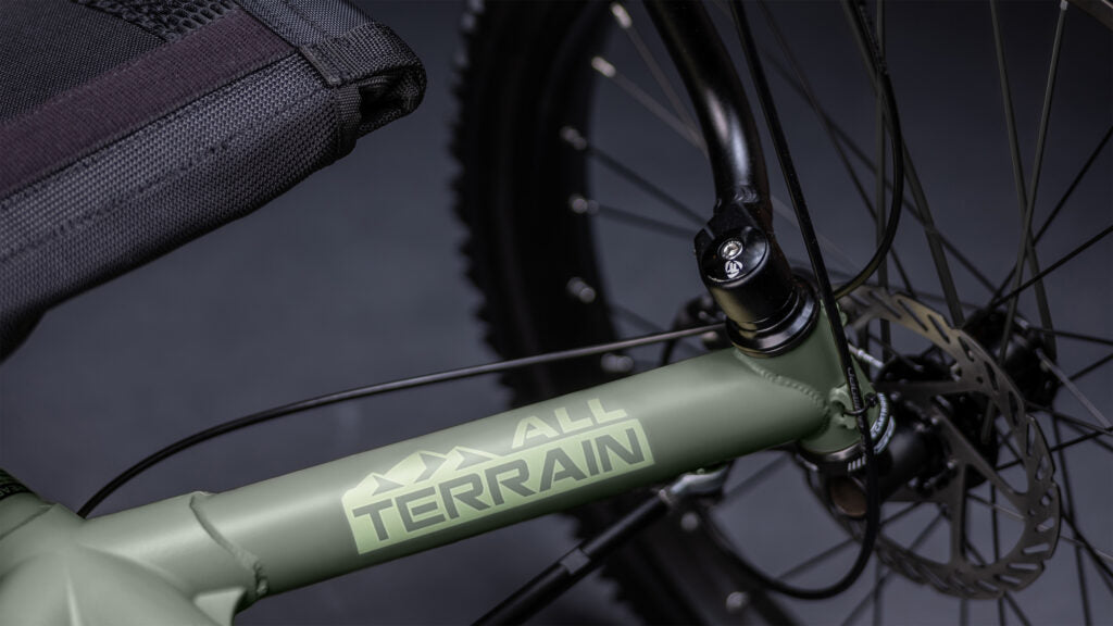 Outrigger detail on the All Terrain e+