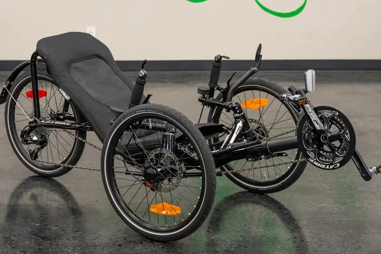Catrike Pocket Recumbent Trike for Short Riders - Black Demo (Like New)