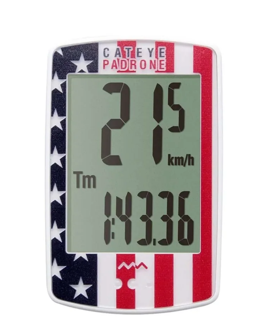 Cateye Padrone Speedometer with Back Light - Black