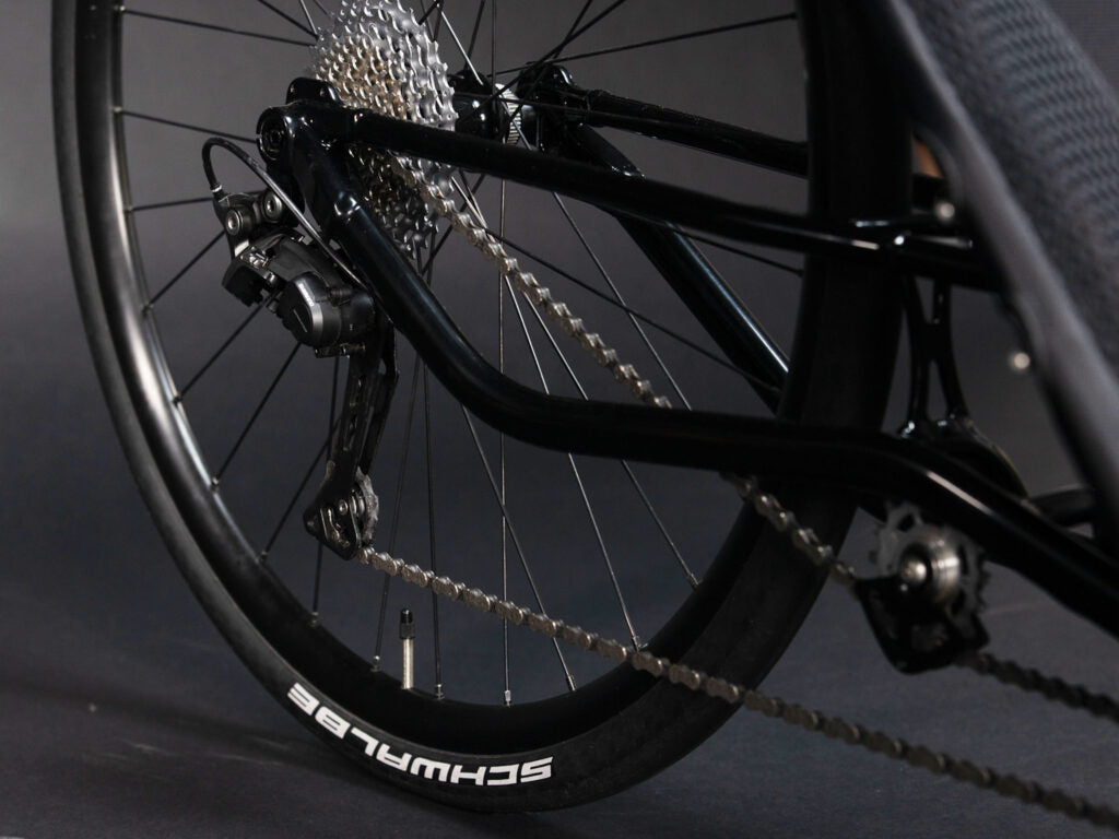 700c rear hub on the TerraTrike Spyder e+