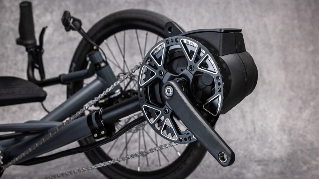 Bosch motor on the TerraTrike Spyder e+