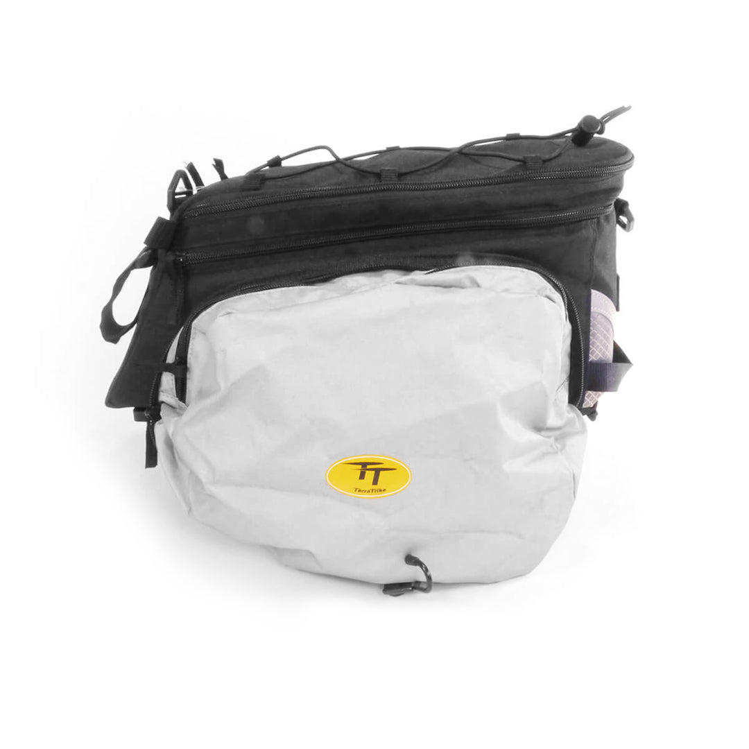 TerraTrike Deluxe Trunk Pack side view opened paniers