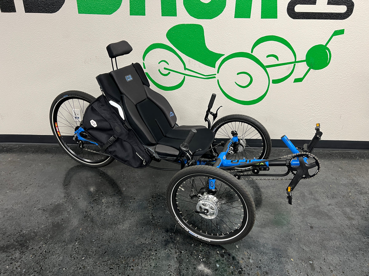ICE Adventure HD FS – Full Suspension Recumbent Trike with Rohloff Hub (Used, Excellent)