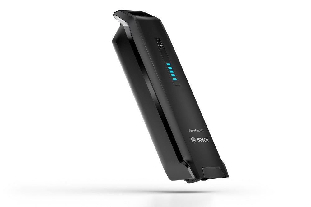Bosch PowerPack 400Wh removable battery for the TerraTrike Rambler e plus electric trike