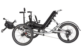 Catrike MAX eCAT side profile showing the Bosch drive and rear cassette