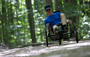 GreenSpeed GT26 recumbent trike turning