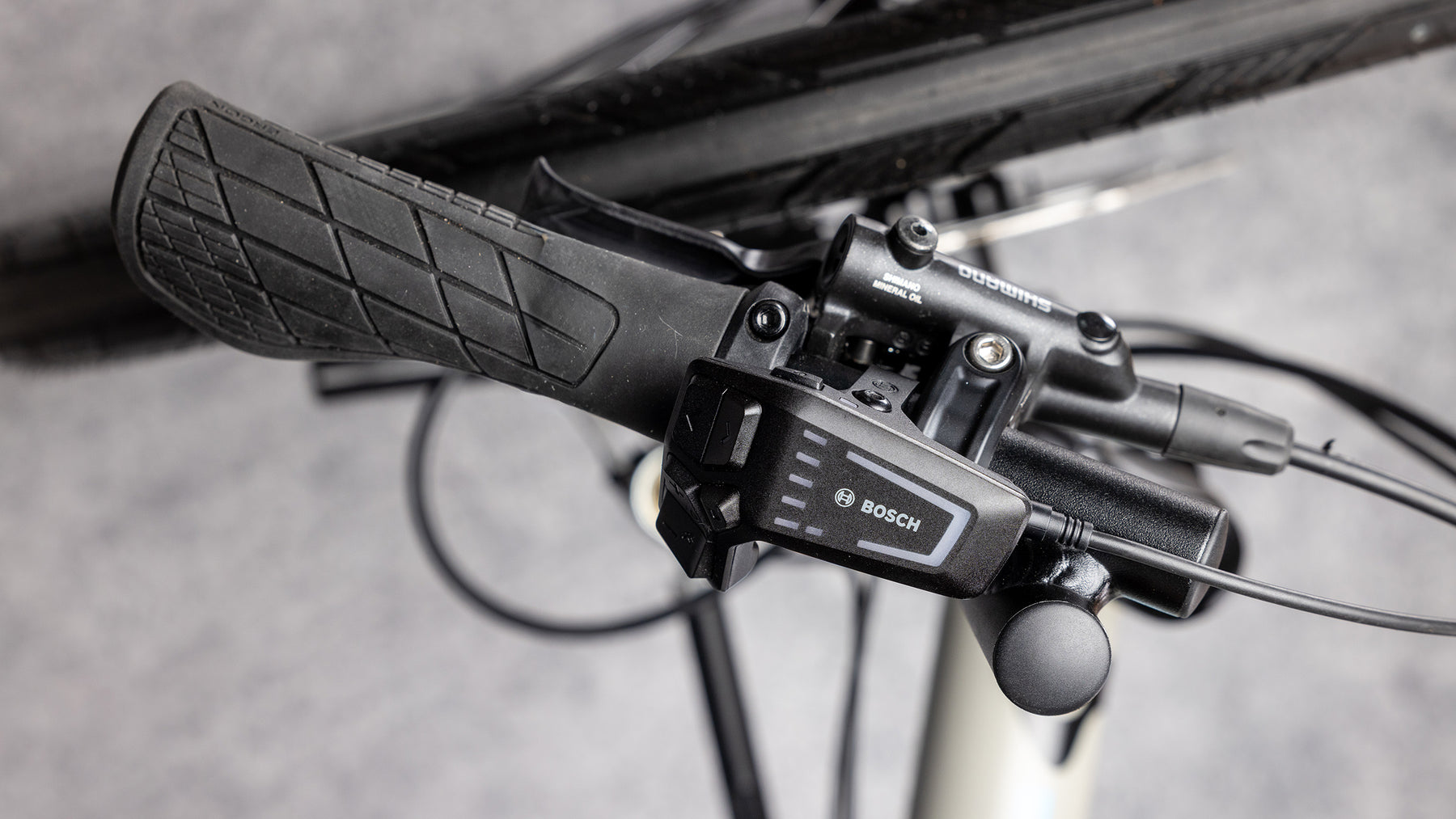 Bosch display on the TerraTrike GTS e+