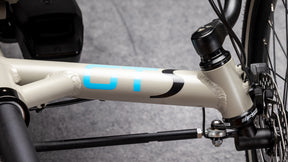Outrigger detail on the GTS e+