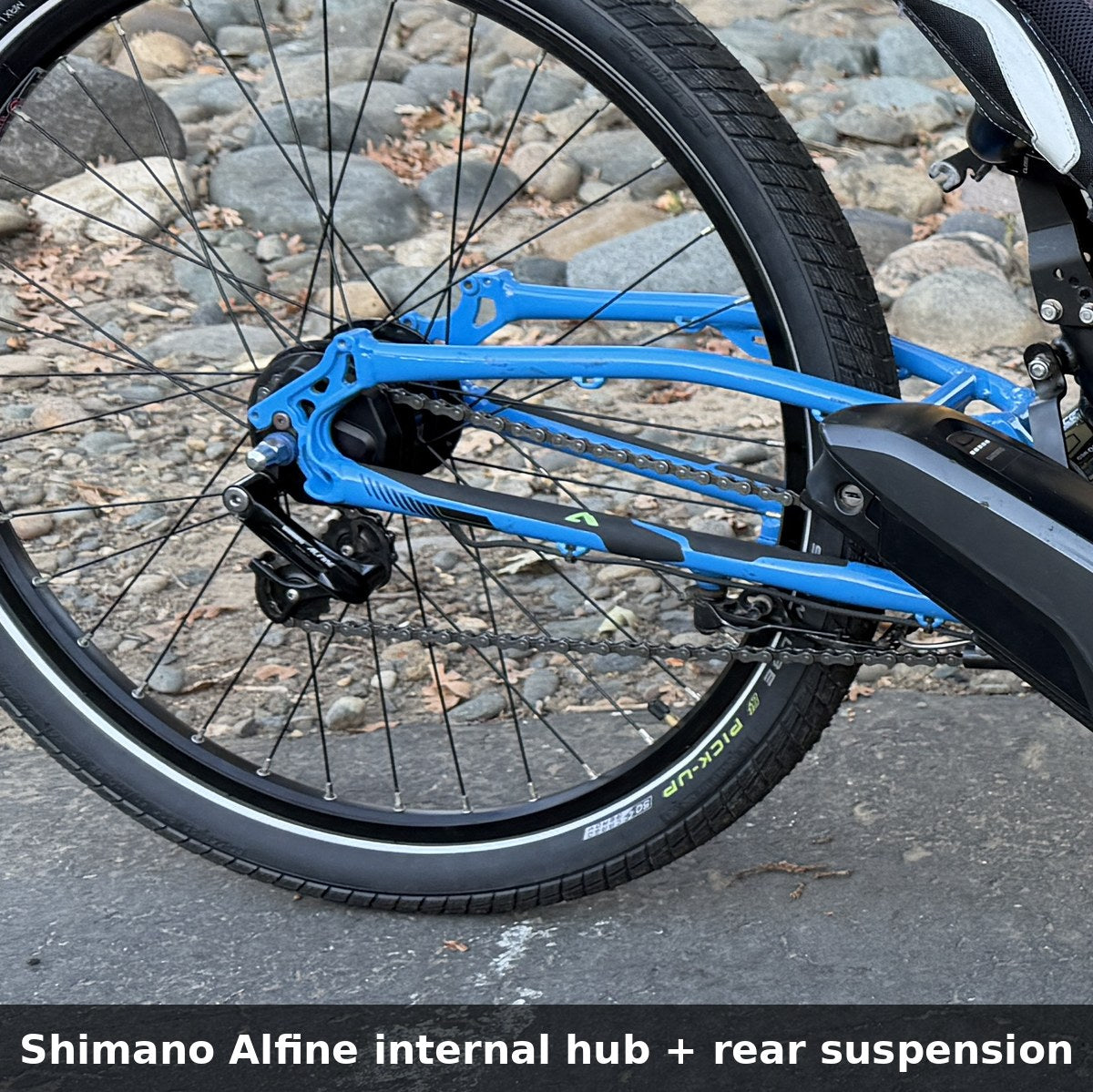 ICE Adventure HD Shimano Alfine hub and rear suspension