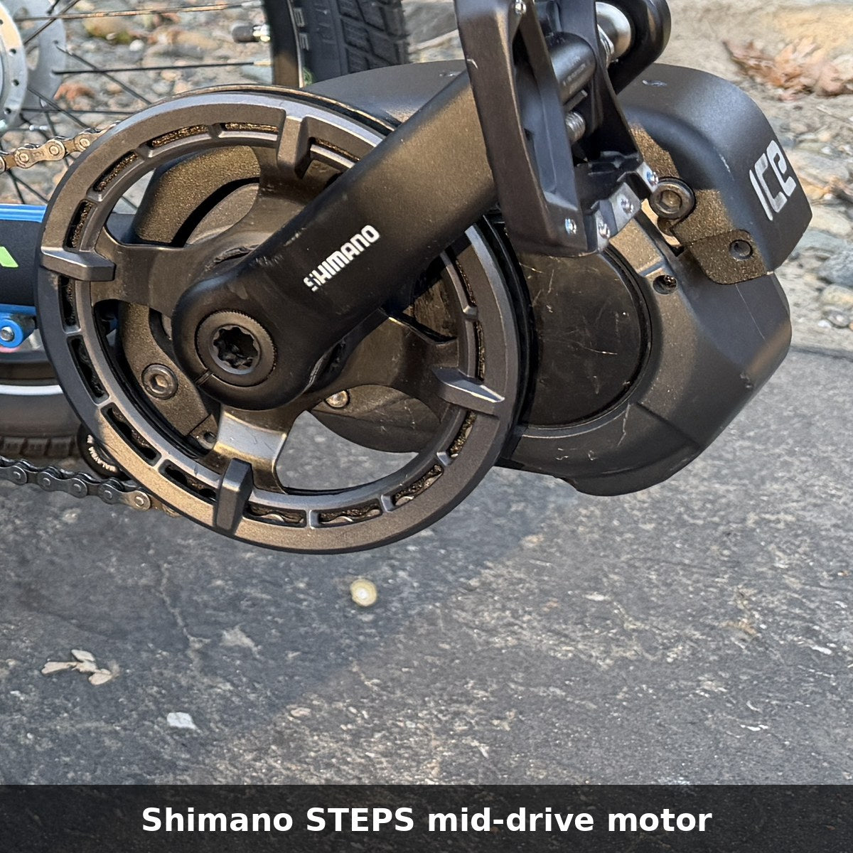 ICE Adventure HD Shimano STEPS mid-drive motor