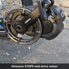 ICE Adventure HD Shimano STEPS mid-drive motor