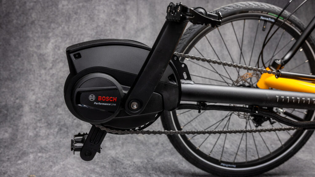 Bosch Performance Line motor on the TerraTrike Rebel e+