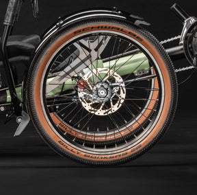 AZUB T-Tris 26 front wheel close-up