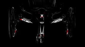 ICE VTX recumbent trike, detail