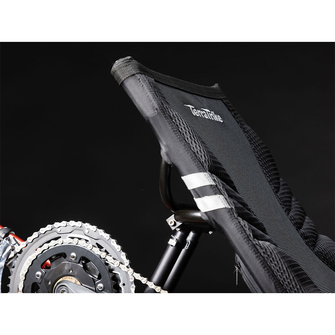 TerraTrike Tandem Pro front seat drive chain side view